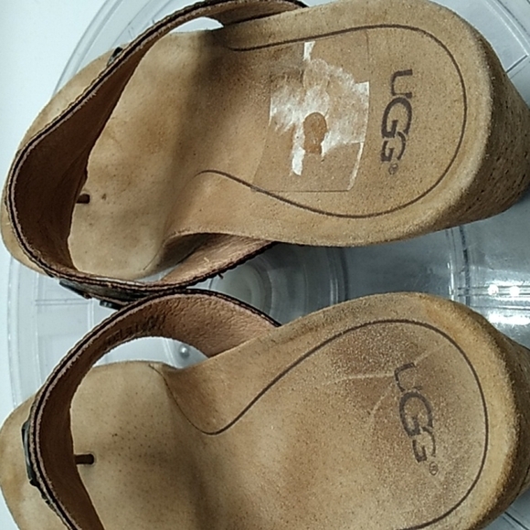 Ugg wedge sandals 8 heels - Picture 6 of 8